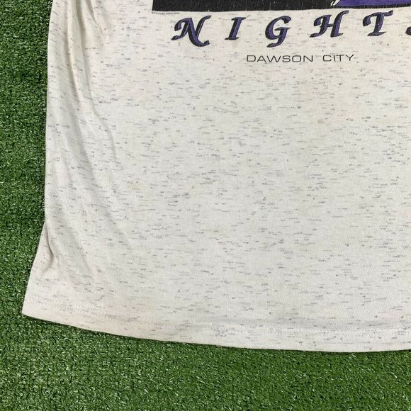 Yukon Nights Graphic Tee - Cream and Purple - Picture 9 of 10